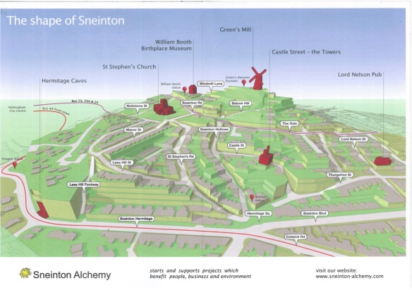 Shape of Sneinton visual found by Sharon Juantuah